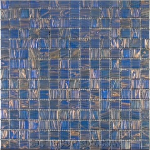 Glass Mosaic Blue Tiles