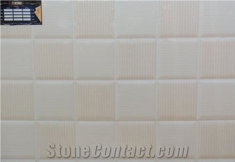 Beige Ceramic Tiles Wall