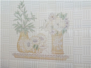 Ceramic Wall Tile, White Home Decor
