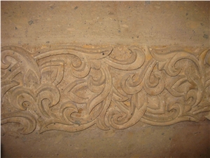 Tufa Stone Carved Relief