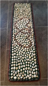 Massage Stone Mat, Pebble Stone Mosaic