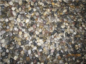 Multicolor Polished Pebble Stone