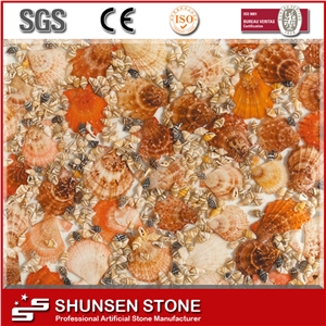 Customized Shell Light Transmittance Stone Hy001