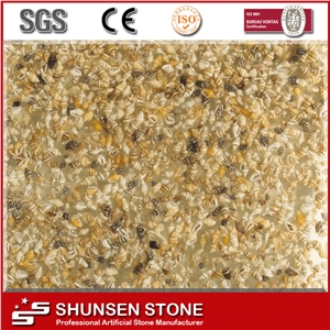 Shell Artificial Translucent Resin Stone Hy003