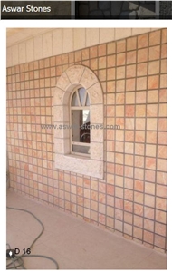 Jerusalem Royal Red Limestone Wall Tiles
