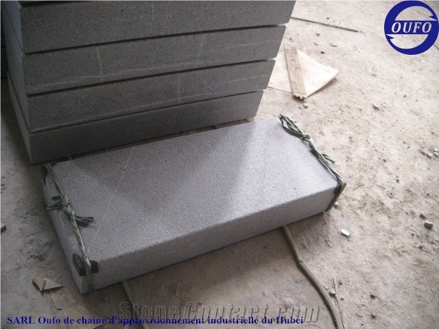 G654 Black Granite Deck Steps