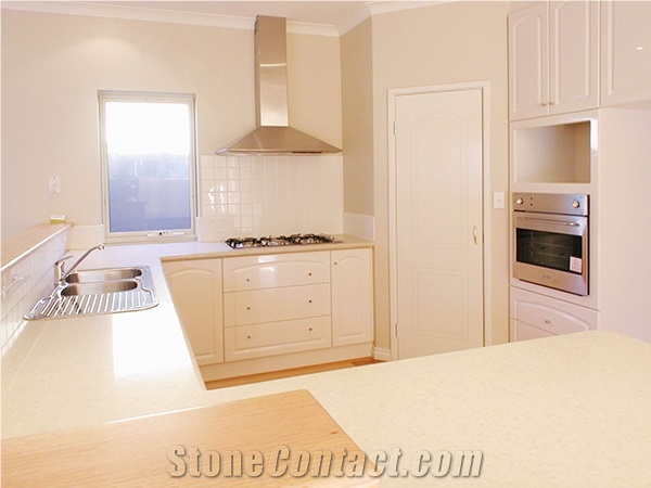 Solid Surface Kitchen Countertops, White Solid Surface Kitchen
