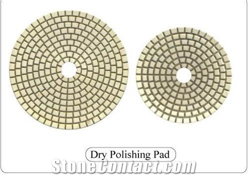 4 Straight Line Granite Dry Polishing Pad