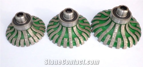China F Shape Power Tool Parts Router Bits for Stone Edge Profiling