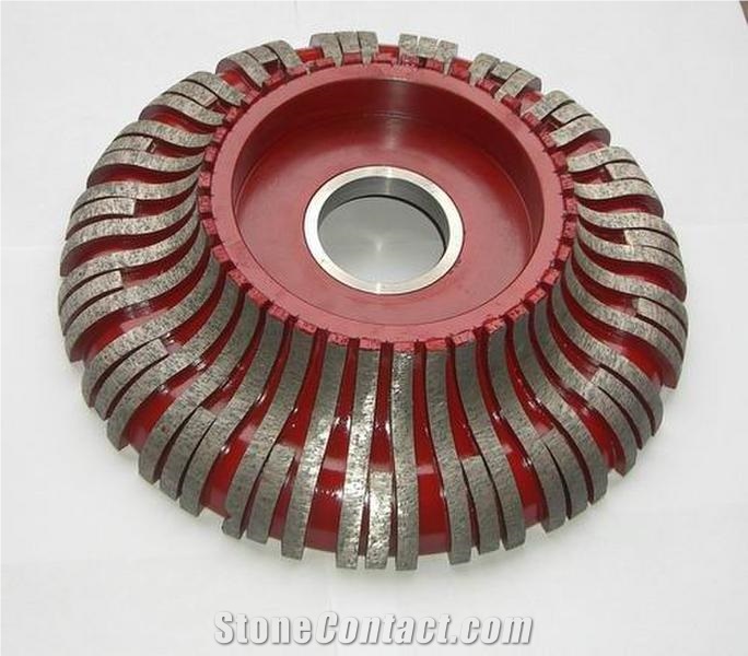 China Long Life Segmented Cnc Express Polish Stone Profile Wheel