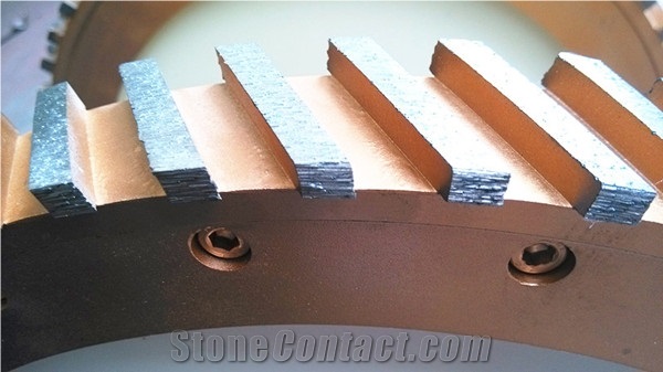 Power Tool Parts Diamond Milling Profile Wheel for Stone