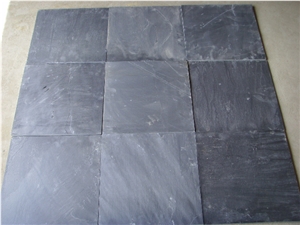 China Black Slate Stone Wall Tiles, Slate Wall Covering and Flooring Pavers