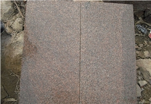 G354 Qilu Red Flooring/Walling Chinese Red/Brown Granite Tiles & Slabs
