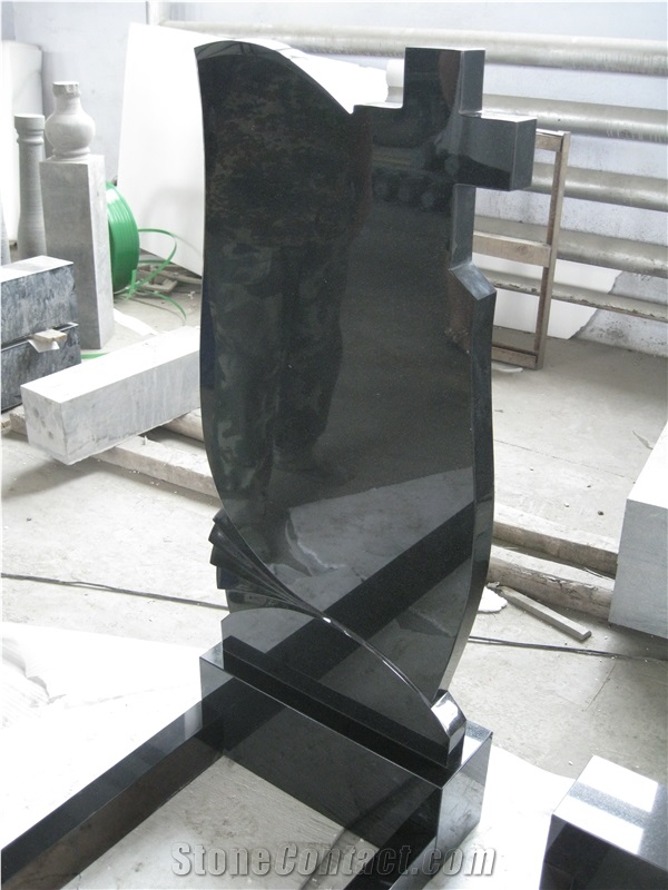 Granite Tombstone & Mounment, Shanxi Black Granite