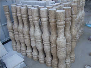 Interior & Exterior Marble Baluster, Modern Deign Marble Column, Stone Railing with High Quality