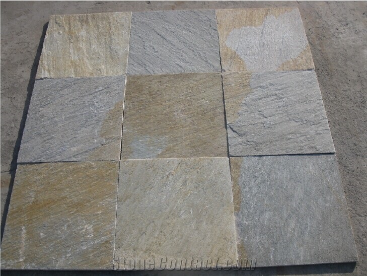 Yellow Wood Slate Tiles, Wall Cladding & Fooring Tiles from China ...