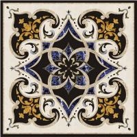 Black Marble Waterjet Pattern