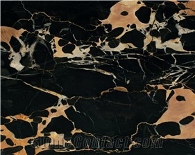 China Portoro Marble Tile, China Black Marble