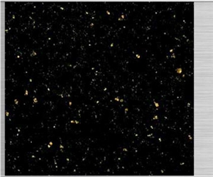 Black Galaxy Granite Slabs Tiles, India Black Granite