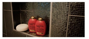 Glass Mosaic Tiles for the Bathroom, Brown Glass Mosaic