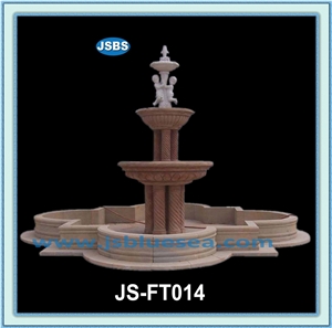 Big Natural Stone Marble Water Fountains