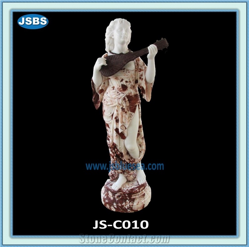 Carved Cheap Female Stone Statue for Sale, Natural Marble Statues