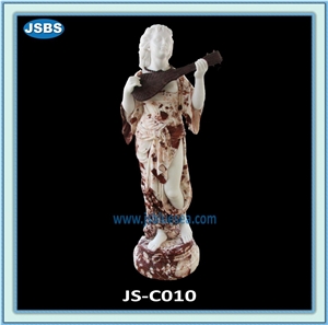 Carved Cheap Female Stone Statue for Sale, Natural Marble Statues
