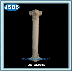 Cheap Natural Granite Pillar Stone Column