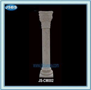 Cheap Natural Granite Pillar Stone Column