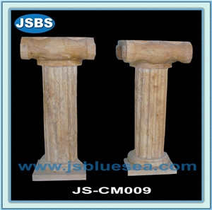 Decorative Cheap Natural Stone Column, Natural Marble Columns