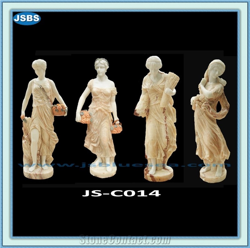 Hand Carved Natural Marble Stone Statue