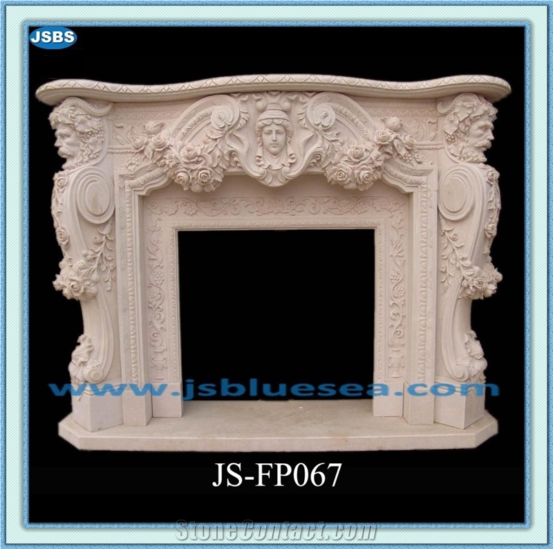 Natural Antique Stone Fireplace Inserts, Natural Marble Fireplace Inserts
