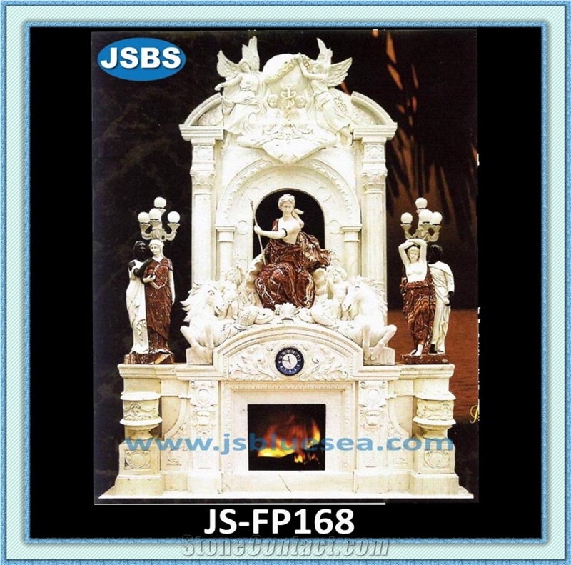 Natural Stone Fireplace Mantel, Natural Marble Fireplace Mantel