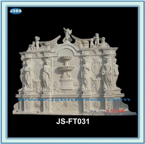 Natural Stone Marble Wall Fountain