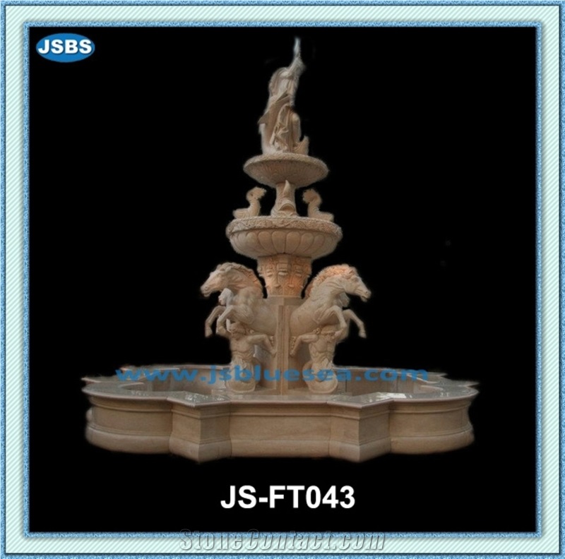 Outdoor Natural Stone Marble Fountain