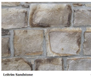 Natural Face Leitrim Sandstone Walling