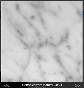 Bianco Carrara Honed 24x24 Tiles, Bianco Carrara Marble Tiles