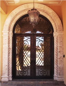 Pinon Cantera Door Frame, Windows Surround, Pinon Cantera Door Arch