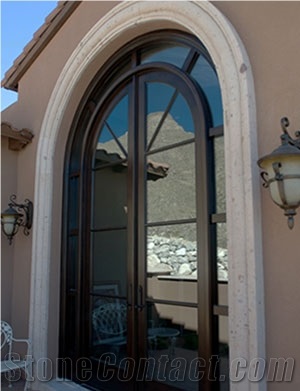 Pinon Cantera Door Frame, Windows Surround, Pinon Cantera Door Arch