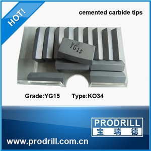 Wholesale Tungsten Yg15 Cemented Carbide Cutting Tips