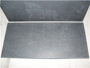 Chinese Black Granite G684, Honed Black Basalt Slabs & Tiles