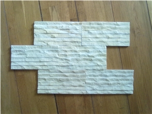 White Split Marble Wall Cladding Tiles