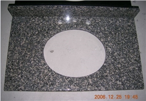 Leopard Skin Granite Bathroom Countertop