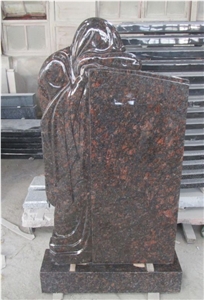 Polished Tan Brown Granite Monument