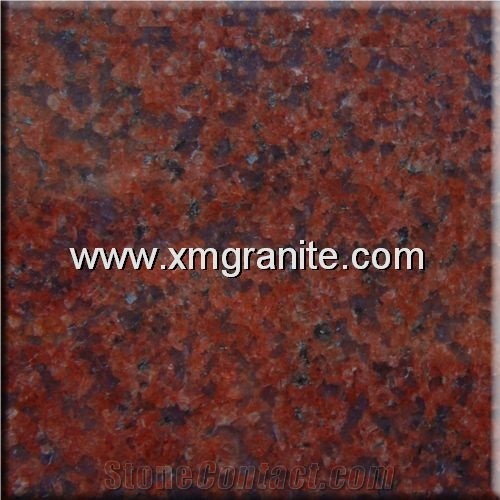 Serp. Top Monument in Indian Red Granite