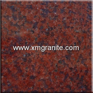 Serp. Top Monument in Indian Red Granite