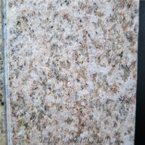 G682 Sunset Yellow, Rusty Yellow Small Granite Slab& Tiles, Polished &Flamed Surface,2cm,3cm Thick,China Yellow Granite,Natural Stone