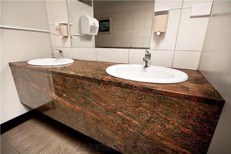 Verde Fuoco Granite Granite Bath Tops,Vanity Top