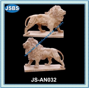 Antique Marble Lion Statues for Sale, Natural Marble Statues