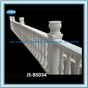 Decorative Stone Stair Baluster Railings